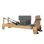 Lifitness Pilates Reformer,Rubberwood Pilates Reformer Bed for Home Workouts,Strengenth Training Machine with Jump Board,Pilaes Box