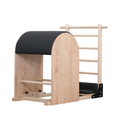 Pilates Ladder Barrel, Pilates Bucket Wooden Spine Corrector Pilates Machine for Balance Training, Core Strengthening and Stretching